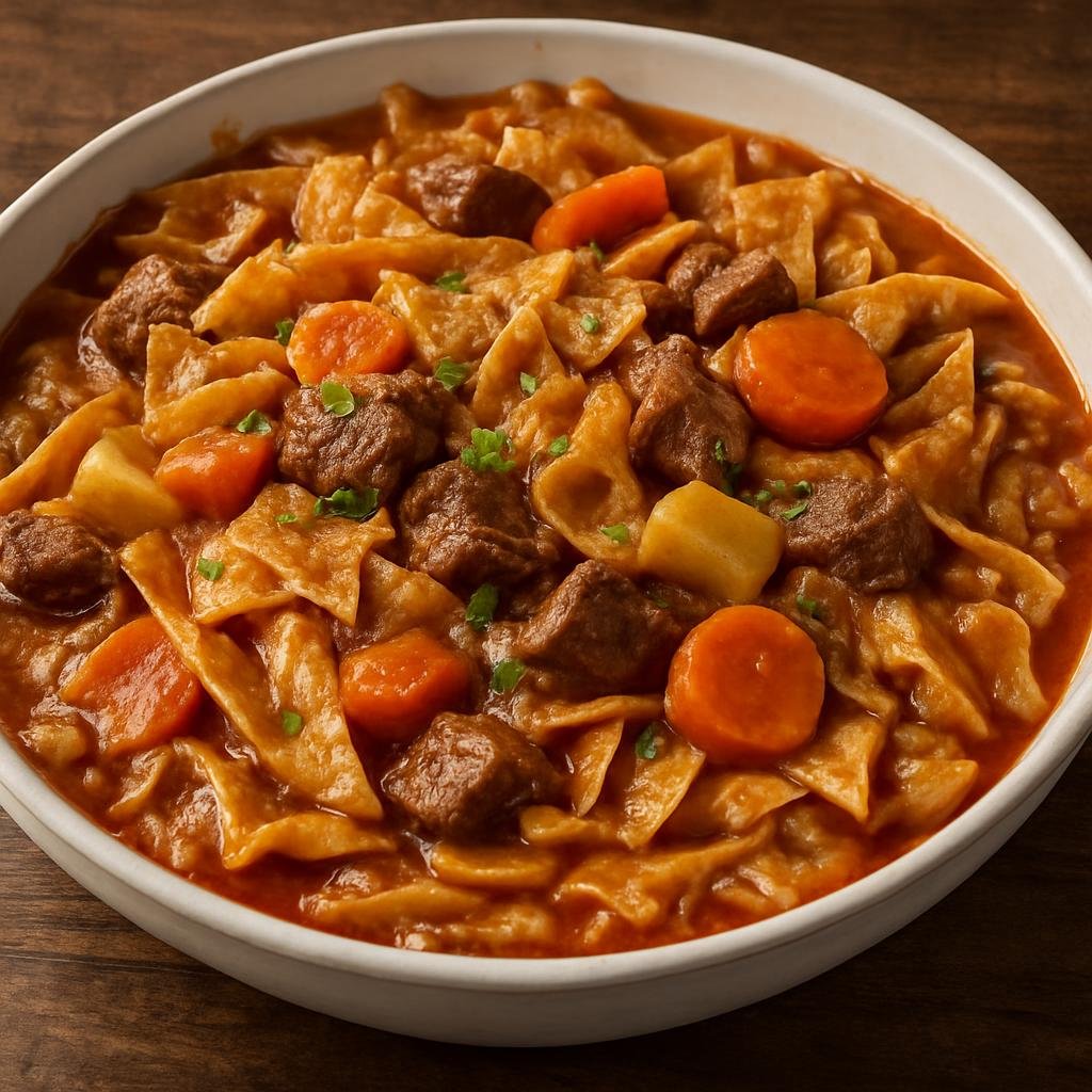 Entree: Saudi Arabia – Hijaz – مطازيز ➤ Matazeez (Layered hand-cut dough dumplings stewed with spiced meat and vegetables) recipe