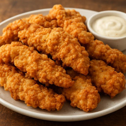 Entree: United States – Southern United States – Southern Buttermilk Fried Chicken Tenders recipe
