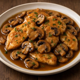 Entree: Italy – Sicily – Chicken Marsala with Tenderloins recipe