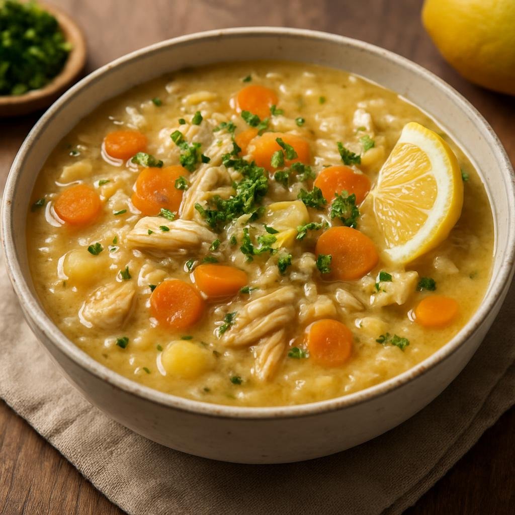 Entree: Bosnia and Herzegovina – Northern Culinary Region – Begova čorba (A hearty Bosnian chicken and vegetable soup thickened with a light roux and rice, often finished with lemon and parsley) recipe