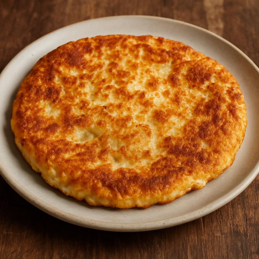 Entree: Paraguay – Southern Culinary Region – Mbeju (Cheesy Paraguayan starch pancake made from cassava starch and fresh cheese) recipe