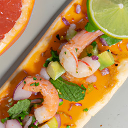 Appetizer: Mexico – Ceviche de Camarón (Shrimp Ceviche) recipe