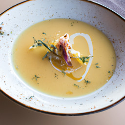 Appetizer: France – Bouillon Normand aux Pommes et Fenouil (Normandy Apple and Fennel Broth) recipe