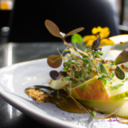 Appetizer: Ireland – Irish Watercress, Apple, and Cheddar Salad with Mustard Cider Vinaigrette recipe