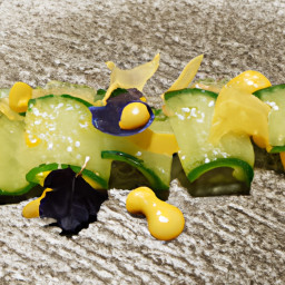Side Dish: Japan – ゆず風味のきゅうり大根の酢の物 ▶ Yuzu-Scented Cucumber and Daikon Sunomono (Yuzu-Scented Cucumber and Daikon Vinegar Salad) recipe