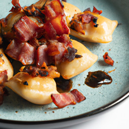 Entrée: Poland – Pierogi z boczniakiem (Pierogi with Oyster Mushrooms) recipe