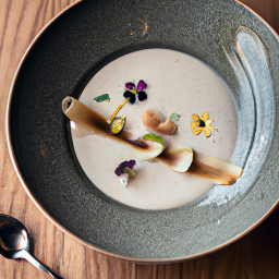 Entrée: Italy – Brodo di Finocchio e Porcini (Fennel and Porcini Broth) recipe