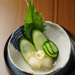 Side Dish: Japan – 柚子香るきゅうり大根の酢の物 ▶ Yuzu-Kaoru Kyuri Daikon no Sunomono (Yuzu-Perfumed Cucumber-Daikon Sunomono) recipe
