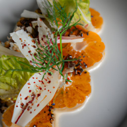 Appetizer: Italy – Insalata Di Finocchio E Arancia (Crisp Fennel-Orange Salad with Olive Gremolata) recipe