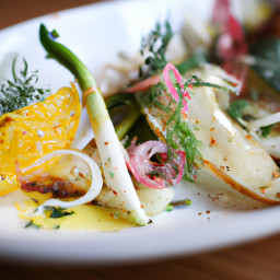 Salad: United States – Charred Endive, Fennel, and Citrus Salad with Sherry-Dijon Vinaigrette recipe