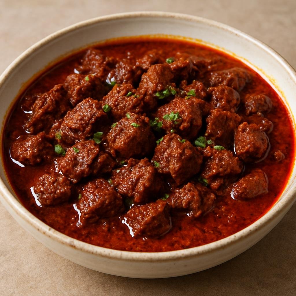 Entree: Ethiopia – Amhara – ስጋ ወጥ ➤ siga wot (Spicy Ethiopian beef stew simmered in berbere and spiced clarified butter) recipe