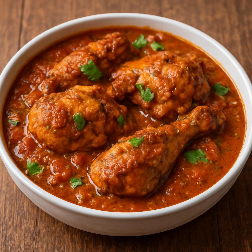 Entree: Tanzania – Northern Tanzania – Kuku wa Kupaka (Grilled or braised chicken in a rich coconut-peanut and tomato sauce) recipe