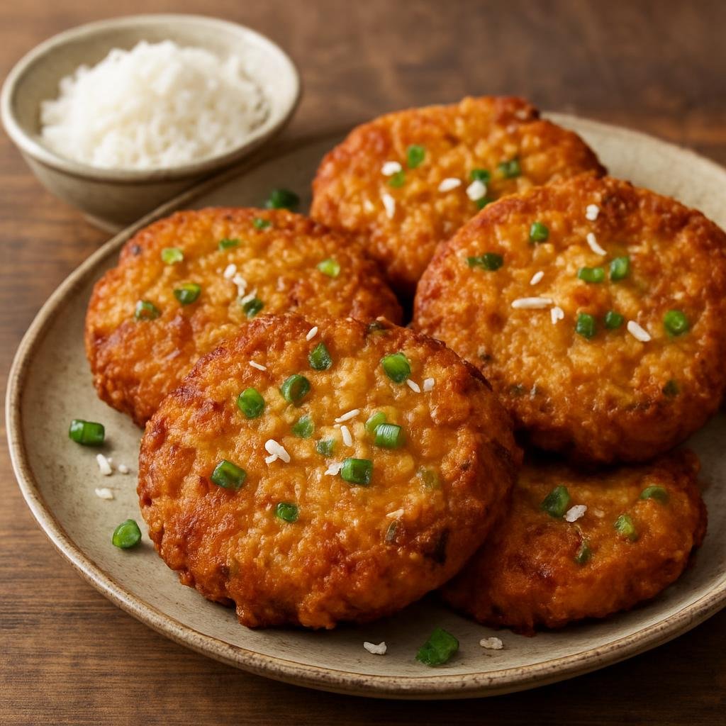 Entree: French Polynesia – Northern Culinary Region – Uru Frit (Savory Tahitian fried breadfruit patties with coconut and scallion) recipe