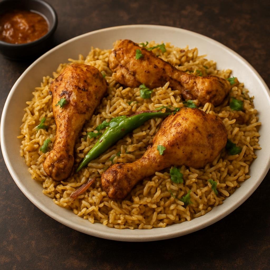 Entree: Bangladesh – Central Culinary Region – মোরগ পোলাও ➤ Morog Polao (Fragrant spiced Bangladeshi chicken cooked with long-grain rice) recipe