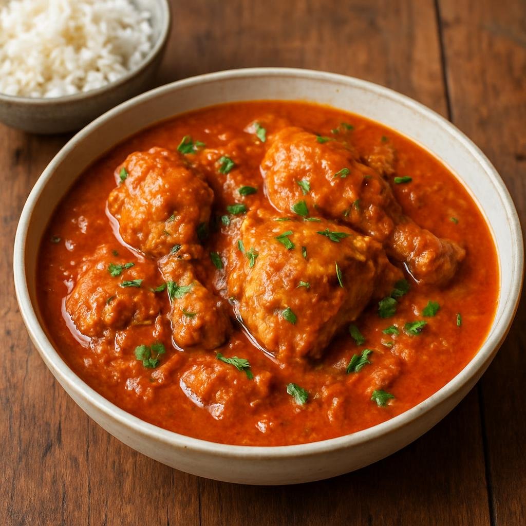 Entree: Guinea-Bissau – Southern Culinary Region – Galinha Africana (West African peanut-and-coconut chicken stew in a spicy tomato and palm-oil sauce) recipe