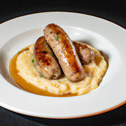Entrée: United Kingdom – Sausages and Mashed Potatoes from England recipe
