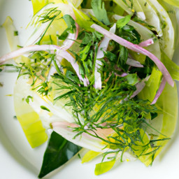 Salad: United States – Shaved Fennel & Citrus Watercress Salad with Caper-Lemon Vinaigrette recipe