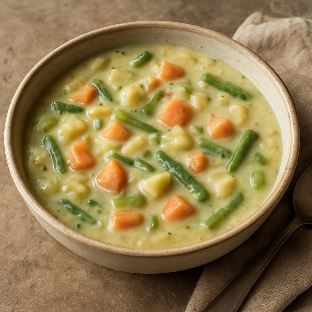 Entree: Hungary – Northern Hungary – Főzelék (Thick Hungarian vegetable stew or creamy vegetable pottage) recipe