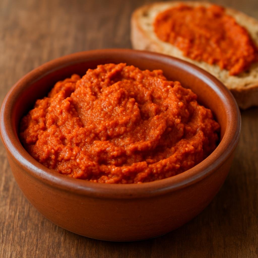 Entree: Spain – Balearic Islands – Sobrasada (Spreadable cured pork sausage seasoned primarily with paprika) recipe