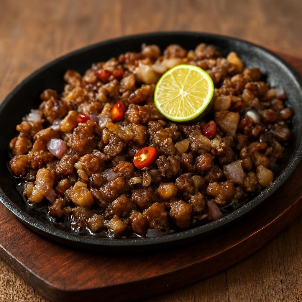 Entree: Philippines – Kapampangan – Sisig (sizzling chopped pork and liver) recipe