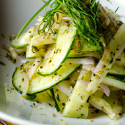 Salad: United States – Bayou Breeze Cucumber-Fennel Slaw recipe