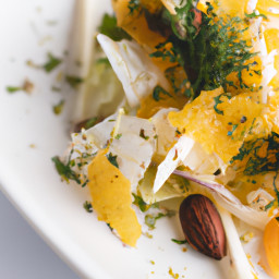 Appetizer: United States – Shaved Fennel-Orange Salad recipe