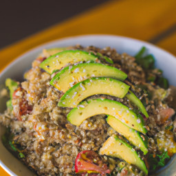 Side Dish: Peru – Ensalada de Quinoa con Ají Amarillo y Palta (Yellow Chili Avocado Quinoa Salad) recipe