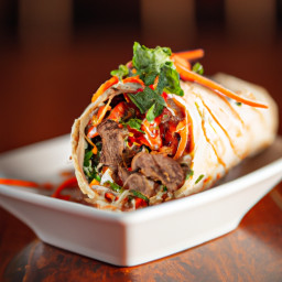 Entrée: Mexico – Burrito de carne asada (Grilled Beef Burrito) recipe