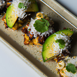Appetizer: Mexico – Tostadas de Elote (Corn Tostadas) recipe