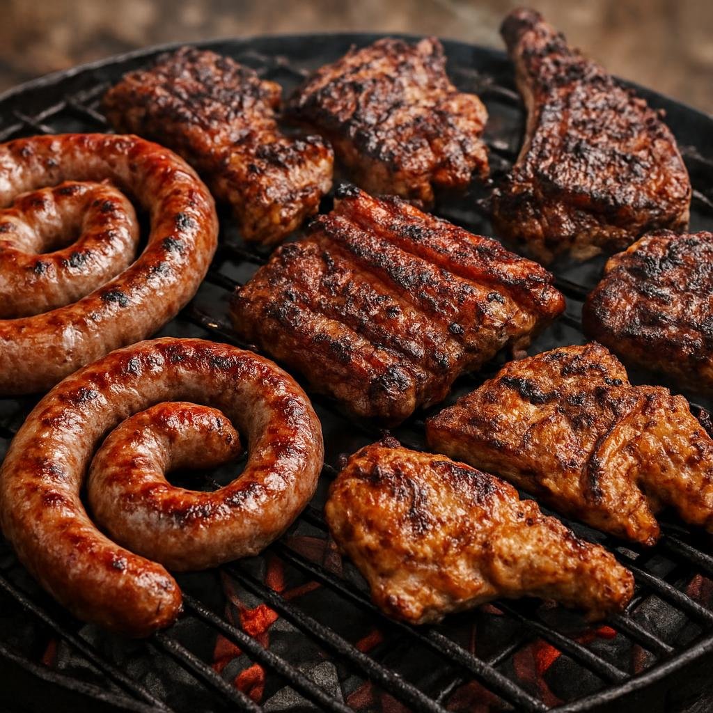 Entree: South Africa – Johannesburg & Gauteng – Braai (South African open-fire barbecue of grilled meats cooked over charcoal or wood) recipe