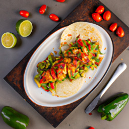 Entrée: Mexico – Fajitas de Pollo (Chicken Fajitas) recipe