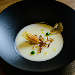 Soup: United States – Roasted Fennel-Parsnip Soup with Gingered Orange Oil recipe