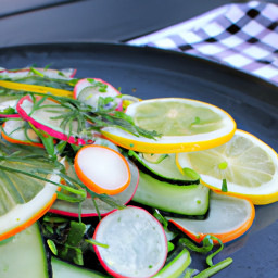 Side Dish: United States – Lemon-Dill Cucumber and Radish Crunch Salad recipe