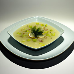 Entrée: United States – Coastal Fennel-Leek Soup with Lemon and Dill recipe