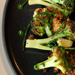 Side Dish: United States – Charred Broccolini with Lemon-Caper Breadcrumbs recipe