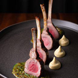 Entrée: United States – Rack of Lamb with Dijon and Herb Crust recipe