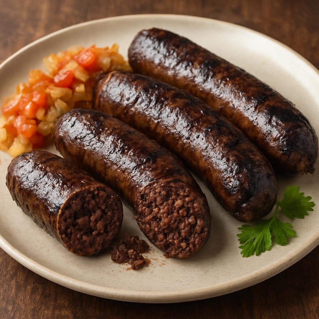 Entree: Kenya – Rift Valley – Mutura (Kenyan blood sausage of spiced minced meat and blood stuffed into natural casing and grilled) recipe