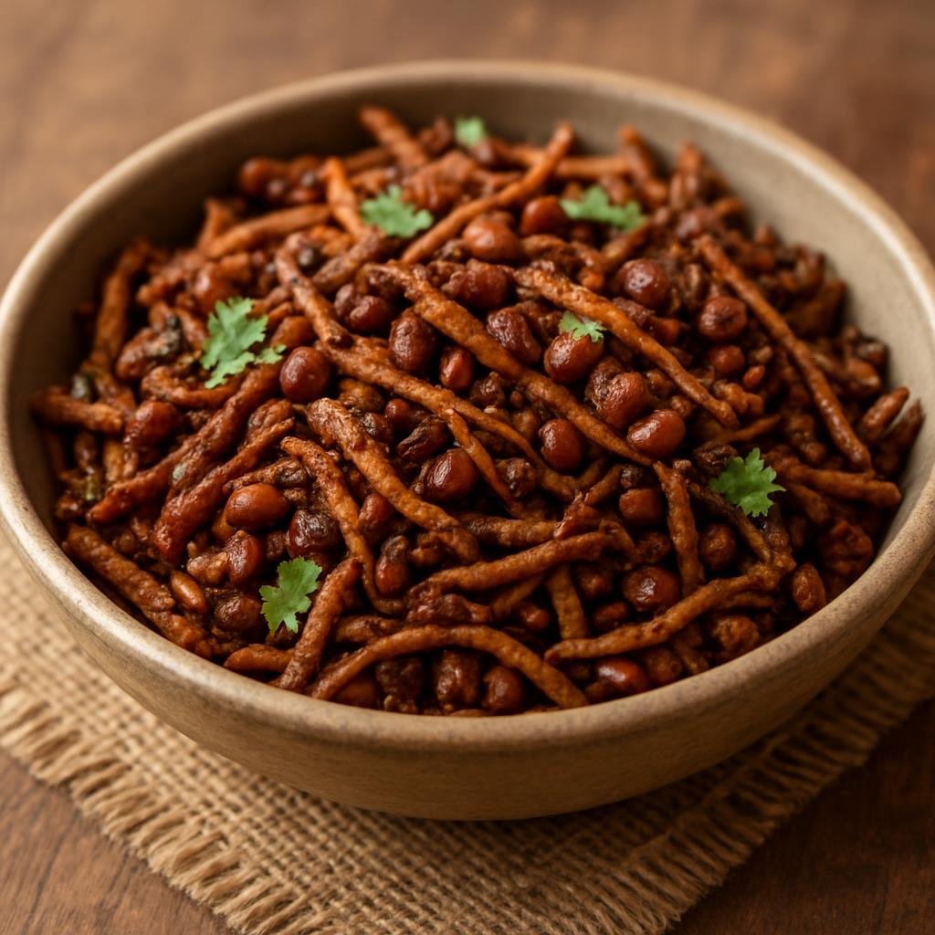 Entree: India – Rajasthan – केर संगरी ➤ Ker Sangri (Dry spiced stir-fry of sun-dried desert beans and ker berries) recipe