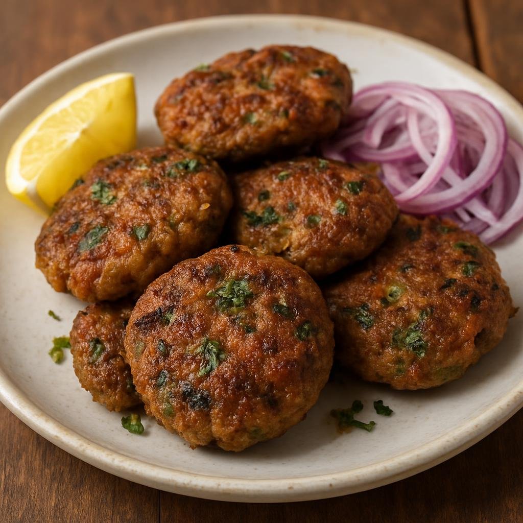 Entree: Nepal – Terai Lowlands – चिचर ➤ Chichar (Terai-style spiced pan-fried ground meat patties with aromatics) recipe