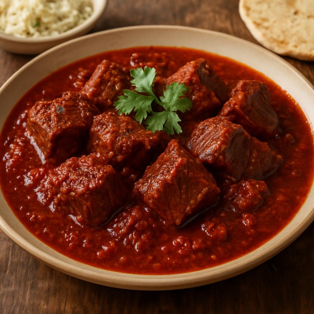 Entree: Mexico – Durango & Zacatecas – Asado de Boda (Slow-braised beef roast in a rich red chile and tomato sauce traditionally served at weddings) recipe
