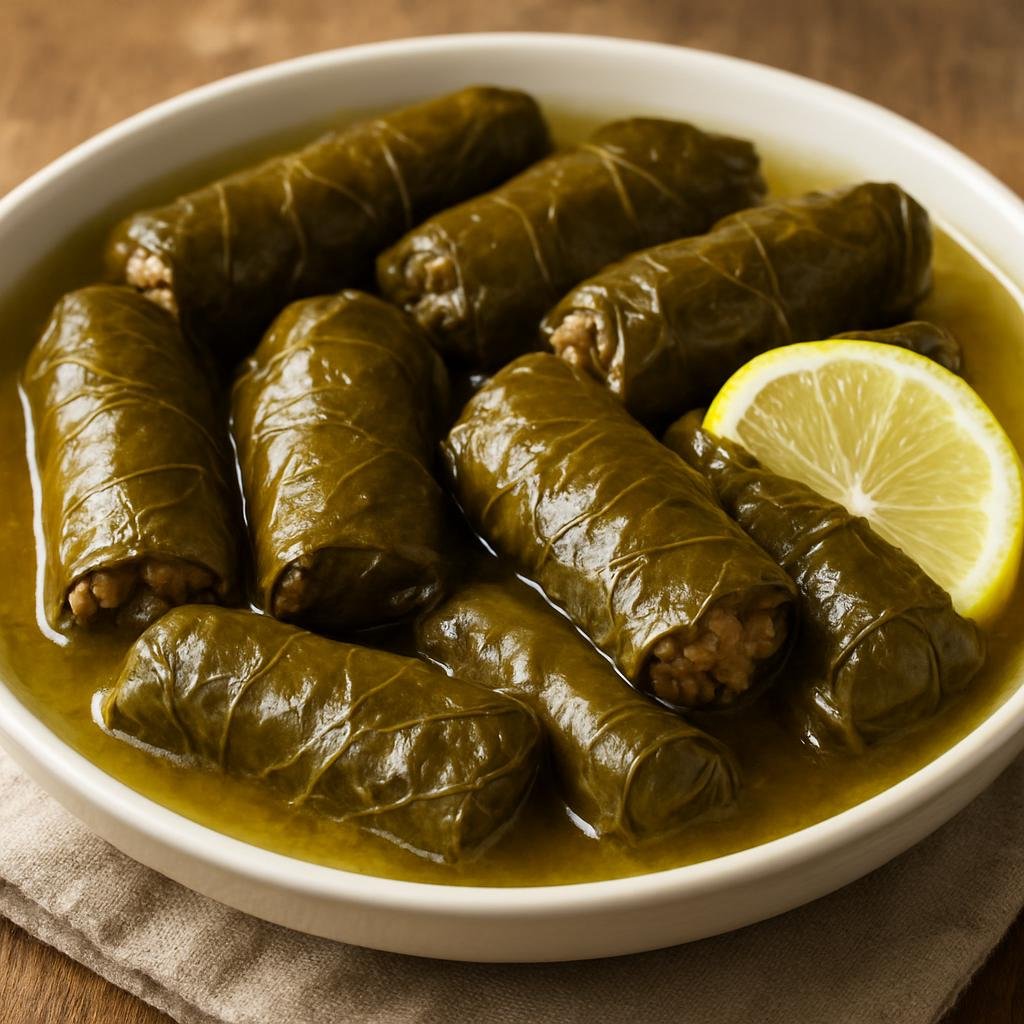 Entree: Greece – Greek Pontic Cuisine – Σάρμα ➤ Sárma (Grape leaves stuffed with seasoned rice and minced lamb simmered in a lemony broth) recipe