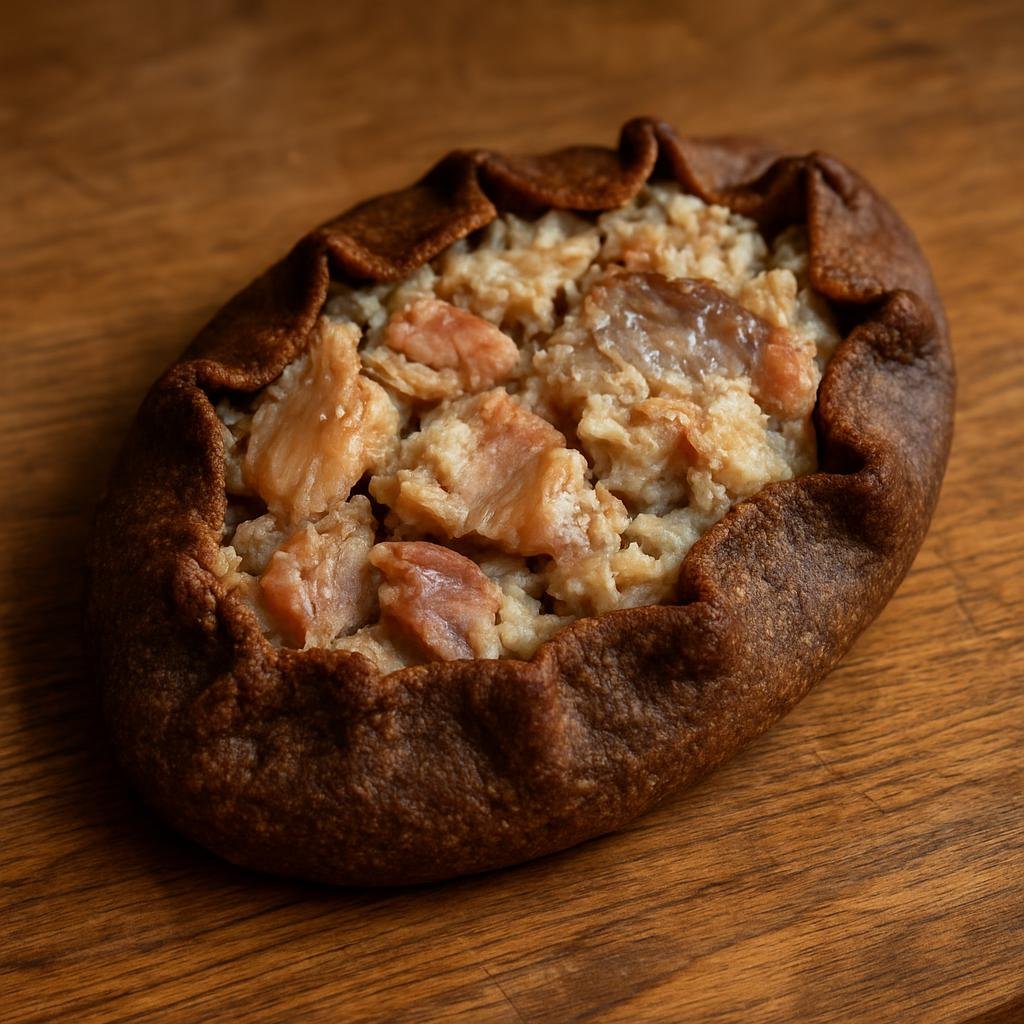 Entree: Finland – Southern Finland – Kalakukko (Traditional Finnish baked pie of fish and pork enclosed in a dense rye crust) recipe