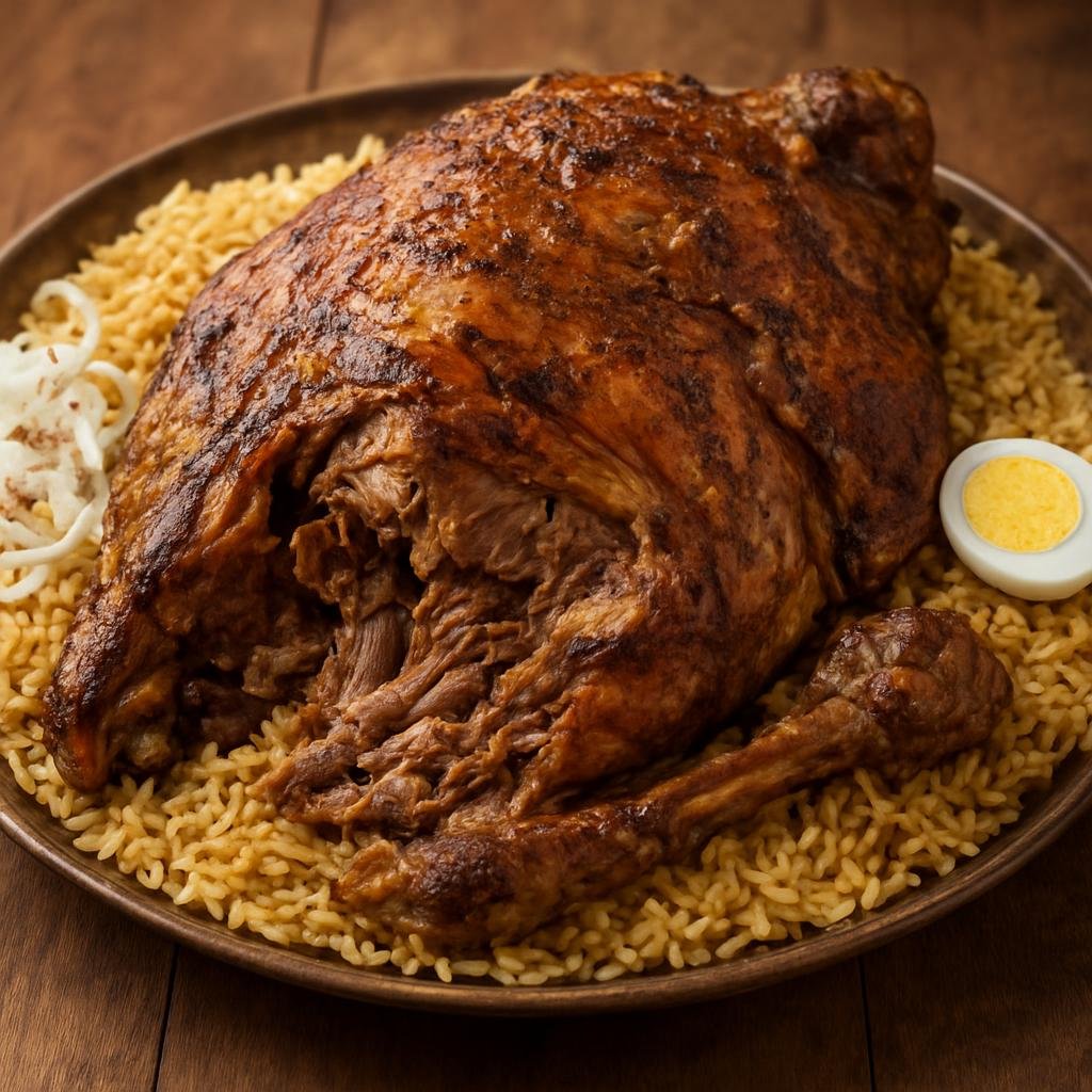 Entree: Turkey – Eastern Anatolia – Büryan Kebabı (Slow-roasted whole lamb, seasoned and traditionally cooked until fall-apart tender) recipe