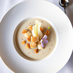 Appetizer: France – Soupe de Céleri-Rave et Pomme (Celeriac and Apple Soup) recipe