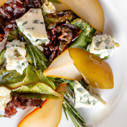 Salad: Italy – Insalata di Radicchio e Pera (Rosemary-Sherry Bitter Greens Salad) recipe