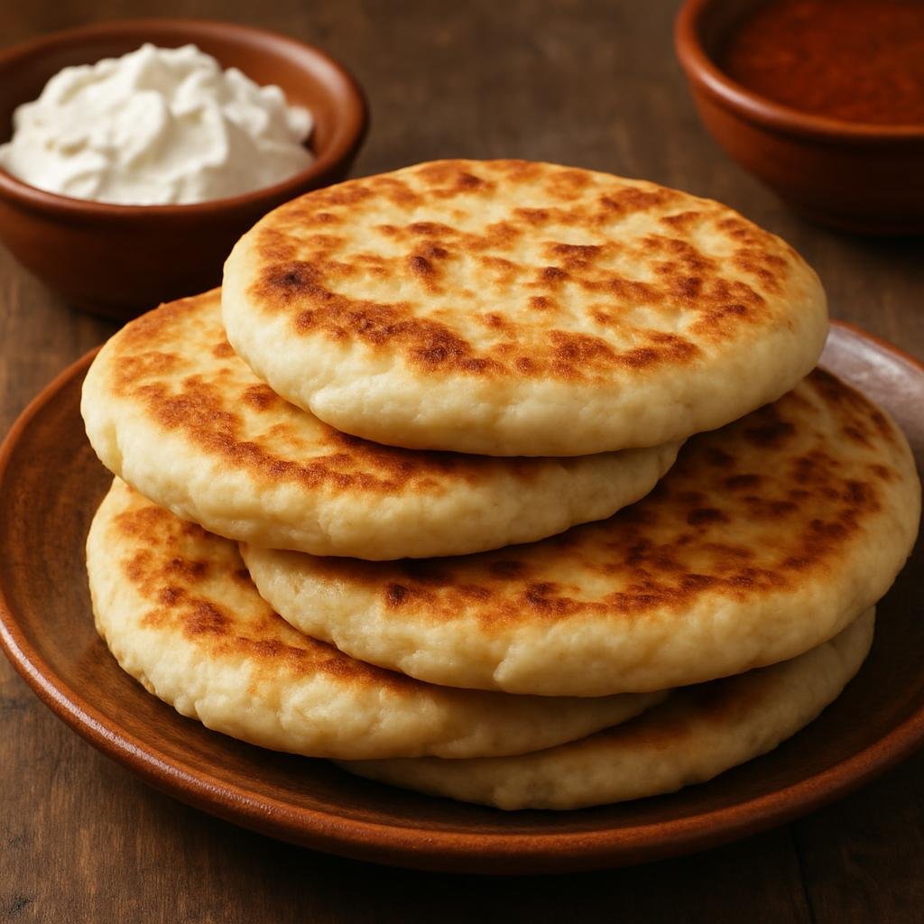 Entree: Mexico – Durango & Zacatecas – Gorditas de Nata (clotted cream griddle cakes) recipe