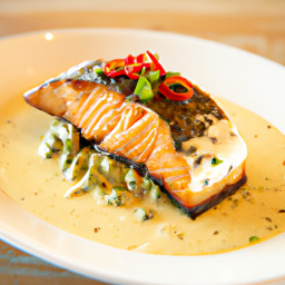 Entrée: United States – Cedar Plank Salmon recipe