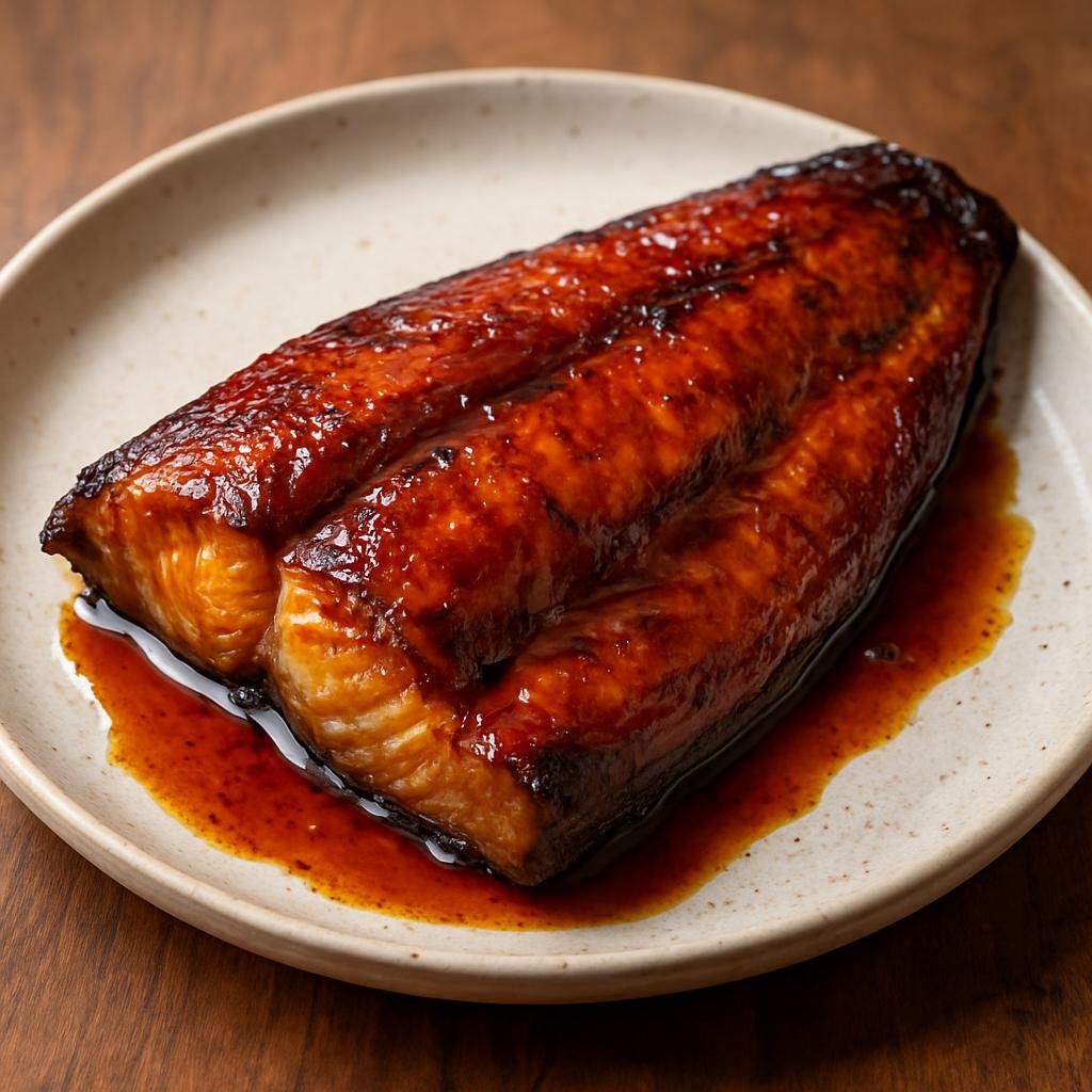 Entree: South Africa – Karoo – Smoked Snoek (Wood-smoked snoek fillets finished with a sweet-savory glaze, served hot as a main fish course) recipe