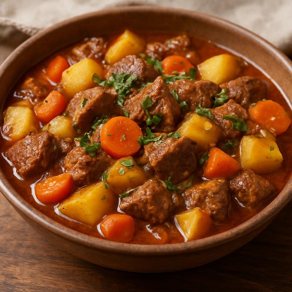 Entree: Ukraine – Odesa & Black Sea – Жаркое ➤ Zharkoye (Hearty braised meat and root vegetable stew typical of Eastern Ukraine) recipe