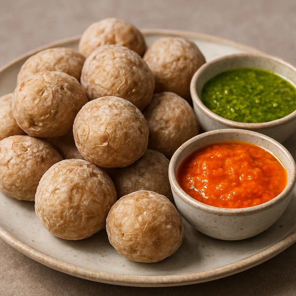 Entree: Spain – Canary Islands – Papas Arrugadas (Small, salty Canary Islands potatoes boiled until their skins wrinkle and typically served with spicy or herbaceous mojo sauces) recipe